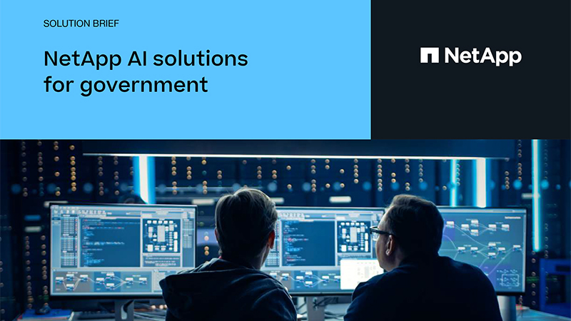 NetApp AI solutions for government