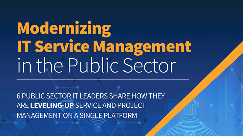 Modernizing IT Service Management in the Public Sector