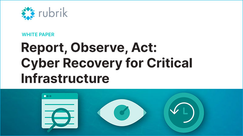 Report, Observe, Act: Cyber Recovery for Critical Infrastructure